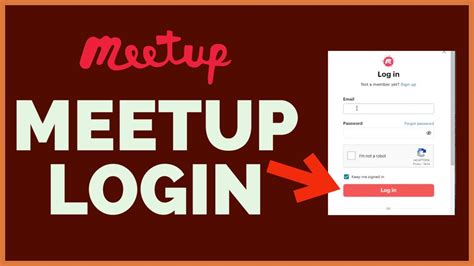 meetup login